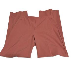 Roz & Ali Pink Pull on Straight Leg Pants Size 8